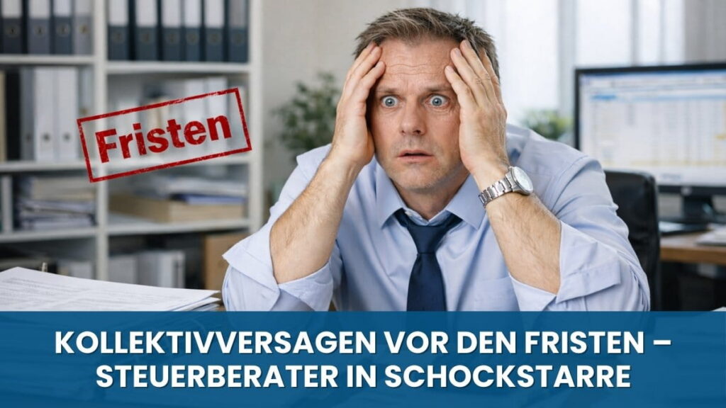 Steuerberater Kollektivversagen vor den Fristen