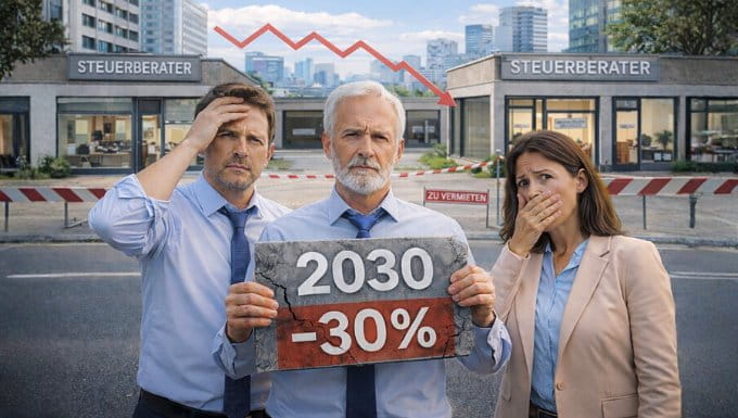 Bis 2030 verschwinden 30 % aller Steuerkanzleien vom Markt